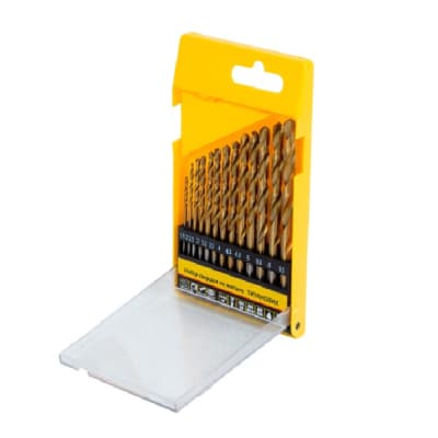 Набір свердл YOSO по металу, титанове покриття 13 шт. (TD005)