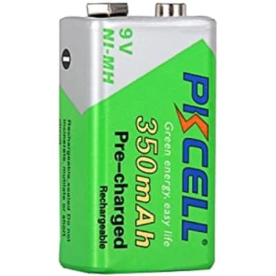 Акумулятор Крона 350mAh 9V Ni-MH NiMH Rechargeable Battery, 1 шт/бл PkCell (PC/6LR61/350-1B)