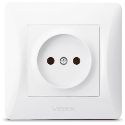 Розетка Videx BINERA 1ая (VF-BNSK1-W)
