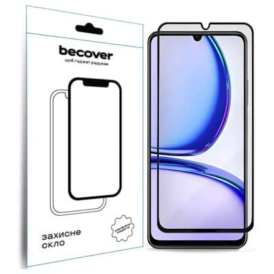 Скло захисне BeCover Realme C61 Black (711809)