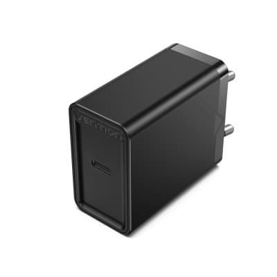 Зарядний пристрій VENTION 1xUSB 20W (USB-С) PD black (FADB0-EU)