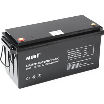Батарея LiFePo4 Must 12.8V - 200Ah (LP15-12200)