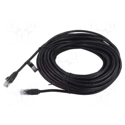 Патч-корд 20м, UTP cat 6 RJ-45 black VENTION (IBEBQ)
