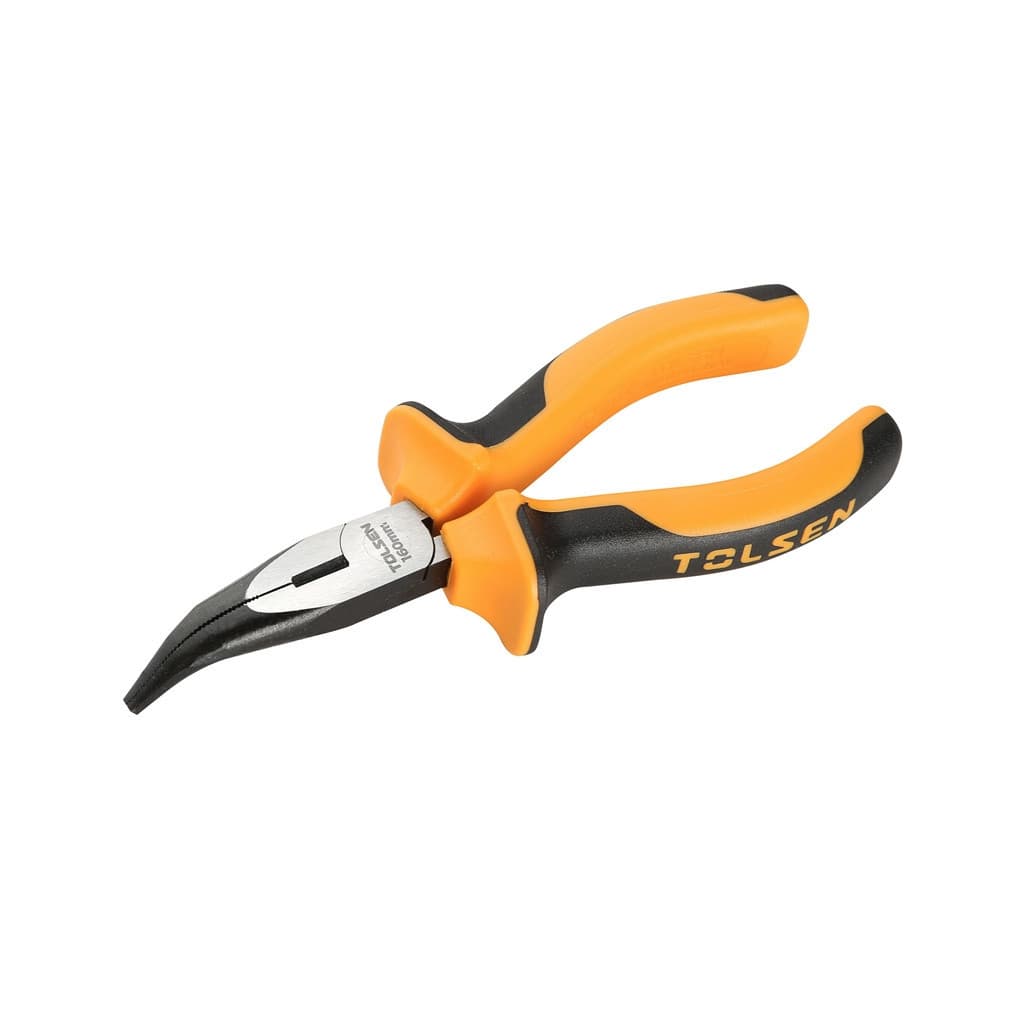 Плоскогубці Tolsen удлиненные загнутые "ПРОФІ" 160 мм (10023)