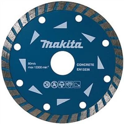 Круг відрізний Makita алмазний по бетону турбо 180х22.23 мм (D-41648)