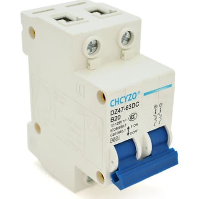 Автоматичний вимикач CHCYZO YT-RKB-2P-20A