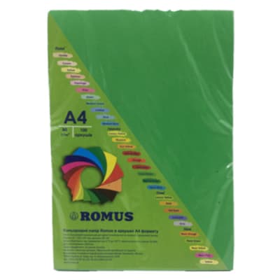 Папір Romus А4 80 г/м2 100c, green dark (R51390)