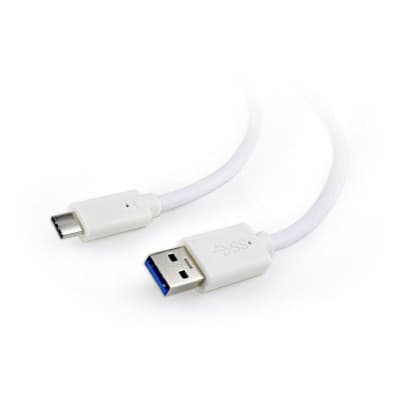 Дата кабель USB 3.0 AM to USB-C 1.0m Cablexpert (CCP-USB3-AMCM-1M-W)
