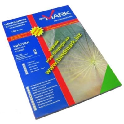 Обкладинка для палітурки bindMARK пл. Кристал А3, 180мкн (100 шт.) ПВХ, зелені (40035)