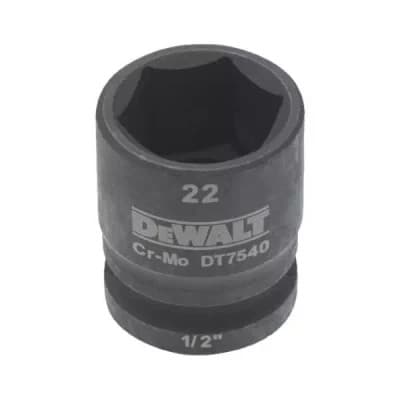Торцева головка DeWALT ударна IMPACT 1/2" х 22 мм, шестигранна (DT7540)