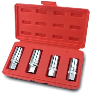 Набір торцевих головок Toptul шпильковертів (6,8,10,12мм) (GAAI0401)