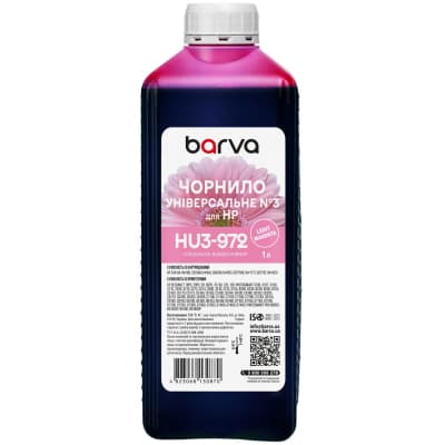 Чорнило Barva HP universal 3 1L LMagenta, water-soluble (HU3-972)