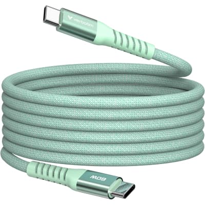 Дата кабель USB-C to USB-C 1.2m Magnetic 60W green Verbatim (31864)