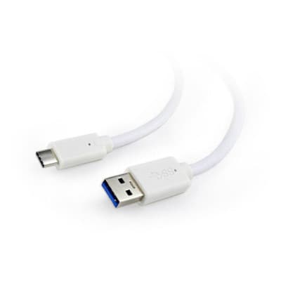 Дата кабель USB 3.0 AM to USB-C 1.8m Cablexpert (CCP-USB3-AMCM-6-W)