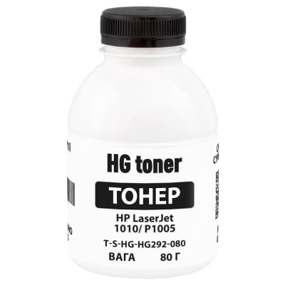 Тонер HP LJ 1010/P1005, 80 г HG (TSM-HG292-080)
