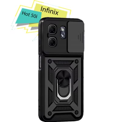 Чохол до мобільного телефона BeCover Military Infinix Hot 50i (X6531) Black (713047)