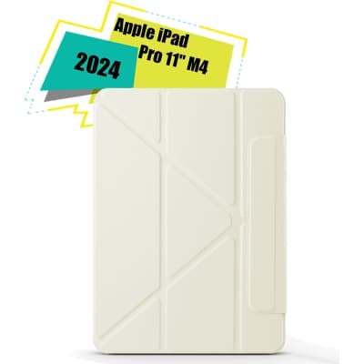 Чохол до планшета BeCover Ultra Slim Origami Magnetic Apple iPad Pro 11" M4 2024 Beige (712961)