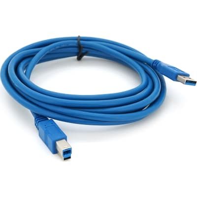 Кабель для принтера USB 3.0 AM/BM 3.0m blue Voltronic (YT-3.0AM\BM-3.0BL)