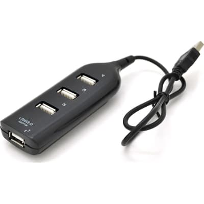 Концентратор Voltronic USB 2.0 to 4xUSB black (DNS-HUB4-OB)