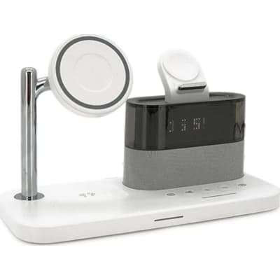 Зарядний пристрій Voltronic 5-in-1 Wireless Charging Station Smartphone + Watch + Earbuds black (BZ/C-09)