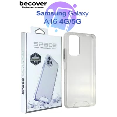 Чохол до мобільного телефона BeCover Space Case Samsung Galaxy A16 4G SM-A165 / A16 5G SM-A166 Transparent (713751)