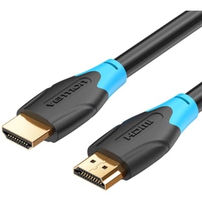 Кабель мультимедійний HDMI M to HDMI M 0.75m black VENTION (AACBE)