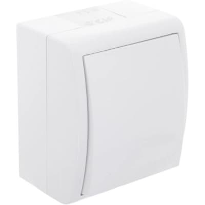 Вимикач Simon IP54, білий (AQW1/11)