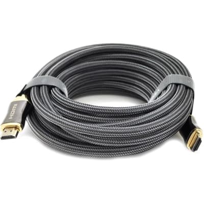 Кабель мультимедійний HDMI M to HDMI M 10.0m V2.0 4K60Hz VEGGIEG (YT-HDMI(M)/(M)HX-10)
