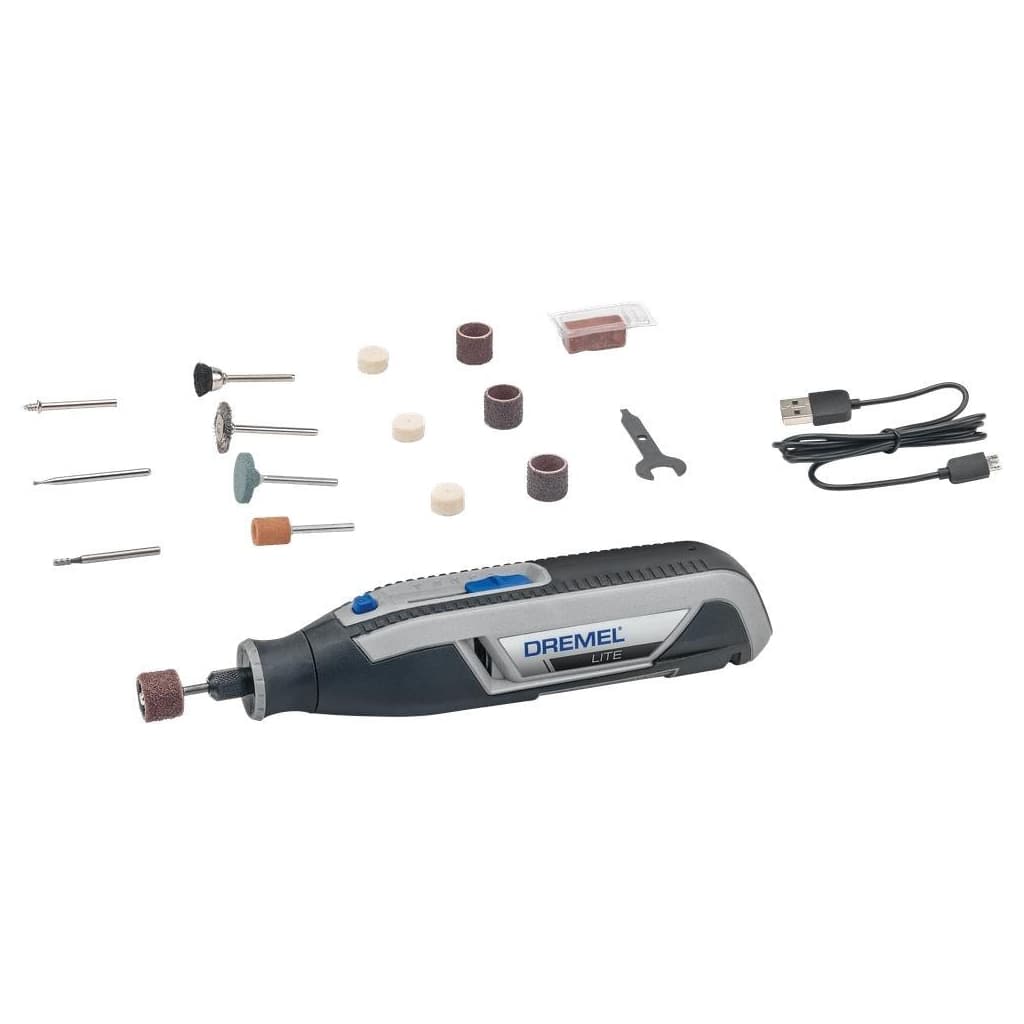 Гравер Dremel 7760-15 3.6V, 2Ah, 8000-25000об/хв, 15 насадок, 195см (F.013.776.0JA)