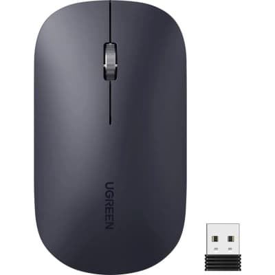 Мишка Ugreen MU001 Portable Wireless Black (90372)