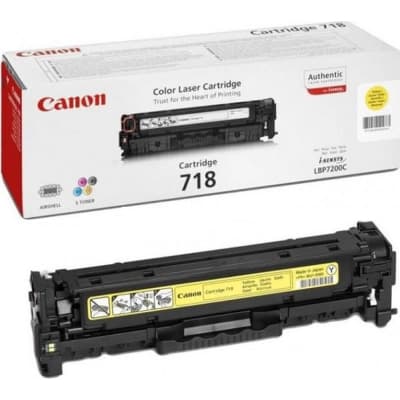Картридж Canon 718 LBP-7200/ MF-8330/ 8350 yellow (2659B002/2659B014)