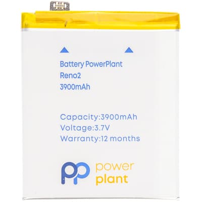 Акумуляторна батарея PowerPlant OPPO Reno2 (BLP737) 3900mAh (SM130474)