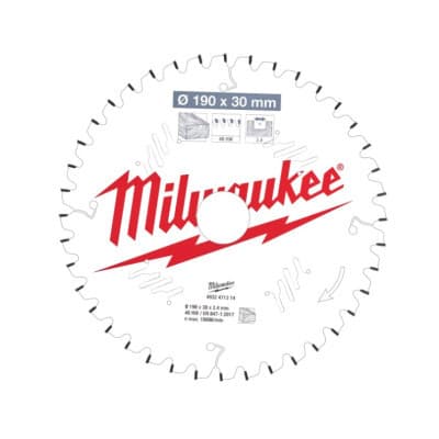 Диск пильний Milwaukee пиляльний PFTE 190х30х2,4мм, 40 зуб. (4932471314)