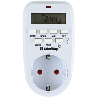Таймер-розетка ColorWay CW-STE01-7D