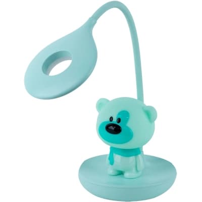 Настільна лампа Kite Bear LED з акумулятором, зелена (K24-492-2-4)