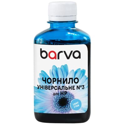 Чорнило Barva HP universal 3 180ml LCyan, water-soluble (HU3-969)