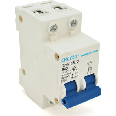 Автоматичний вимикач CHCYZO YT-RKB-2P-40A