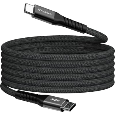 Дата кабель USB-C to USB-C 1.2m Magnetic 60W black Verbatim (31859)