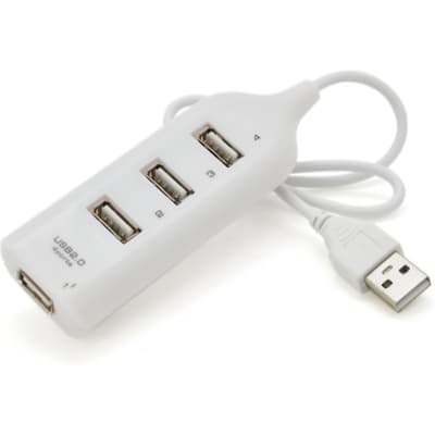 Концентратор Voltronic USB 2.0 to 4xUSB white (DNS-HUB4-OW)
