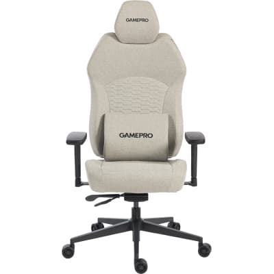 Крісло ігрове GamePro GC760LG Fabric Light Gray (GC760LG)