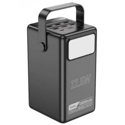 Батарея універсальна HOCO 100000mAh Endure 22.5W PD, QC, LED Lamp, Black (DB03 / 714721)