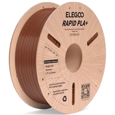 Пластик для 3D-принтера ELEGOO Rapid PLA Plus 1кг, 1.75мм, brown (50.203.0313)