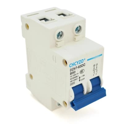 Автоматичний вимикач CHCYZO YT-RKB-2P-50A