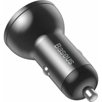 Зарядний пристрій Baseus Digital Display Dual USB 4.8A 24W black (CCBX-0G)