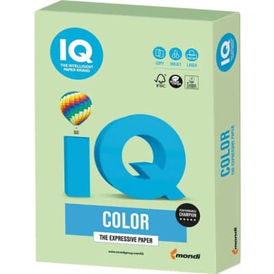 Папір Mondi IQ color А4 pastel, 80g 500sheets, Green (MG28/A4/80/IQ)