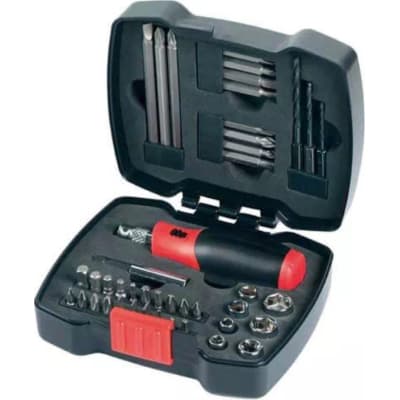 Набір викруток Black&Decker з бітами PZ1, PH2 x2, SL6, T30, Hx3, L = 25, 50 мм, 43 шт, кейс (A7175)