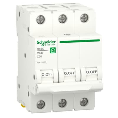 Автоматичний вимикач Schneider Electric RESI9 6kA 3P 20A C (R9F12320)