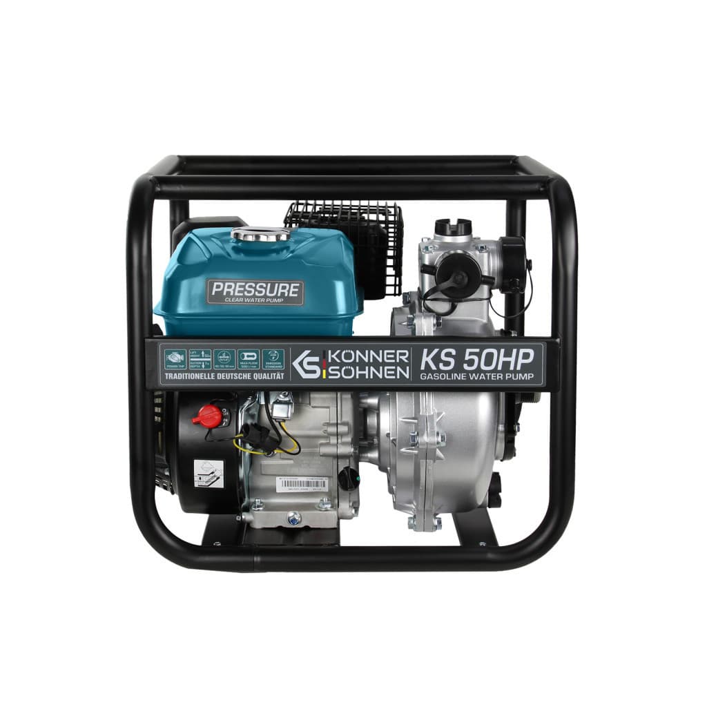 Мотопомпа Konner&Sohnen KS 50HP, високонапірна, 7.0к.с, 500л/хв, 29кг (KS50HP)