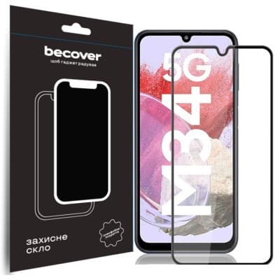 Скло захисне BeCover Samsung Galaxy M34 5G SM-M346 Black (711445)