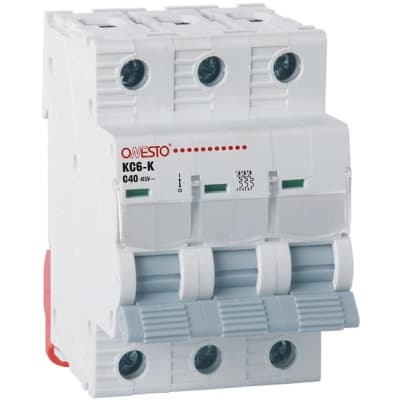 Автоматичний вимикач ONESTO 3п С 32А MCB 6kA (KC6-K)